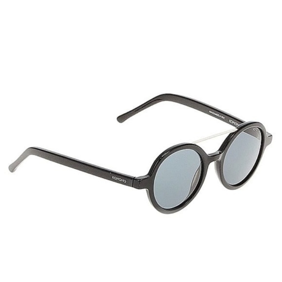 KOMONO sunglasses glossy black round NEW vivien main image 11